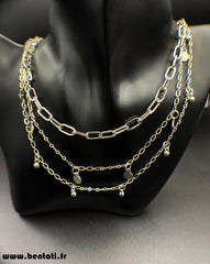 Three chain necklace