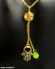 Chain with Hamsa Hand Pendant