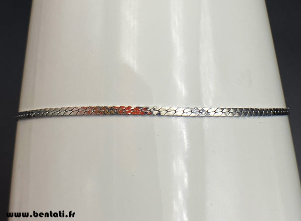 chain anklet with snake