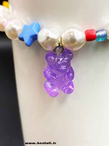 Necklace with  pearl