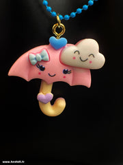 Children's necklace with umbrella pendant
