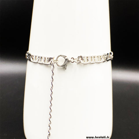 anklet bentati in golden and silver colors