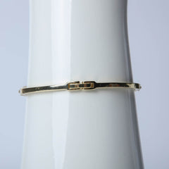Golden bangle with crystal stones for women's accessories by Bentati Fashion Dubai