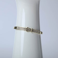 Golden belt buckle bracelet with crystal stones for women's accessories by Bentati Fashion Dubai