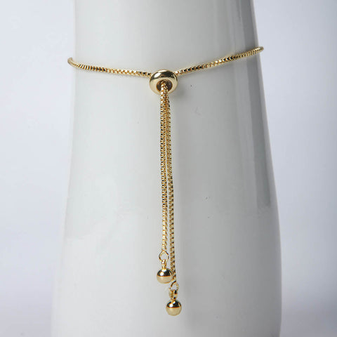 Golden chain bracelet with crystal stones for women's accessories by Bentati Fashion Dubai