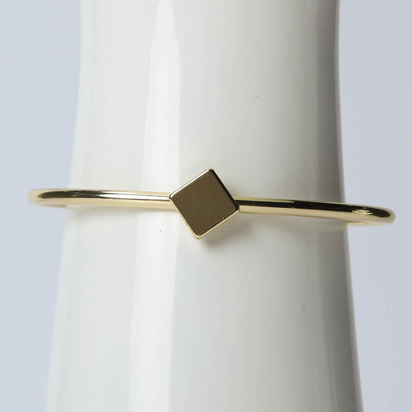 Golden Diamond Shaped Bangle