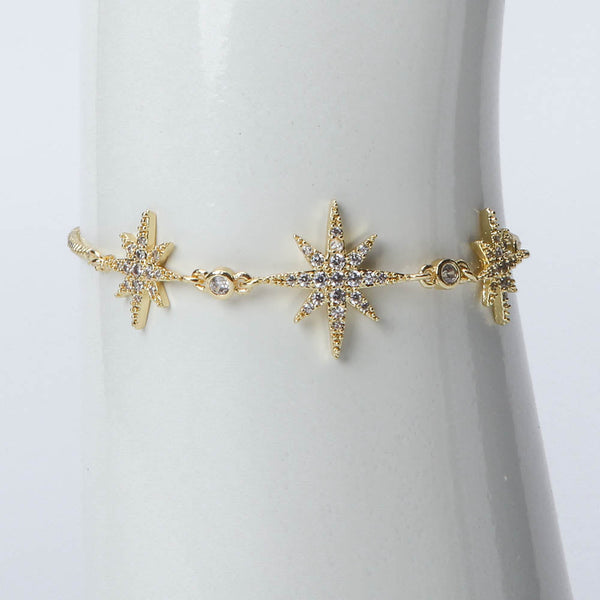 Star Bracelet With Crystal