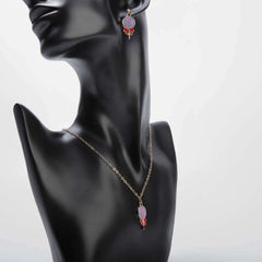 Pendant necklace & earrings for women's accessories by Bentati Fashion Dubai