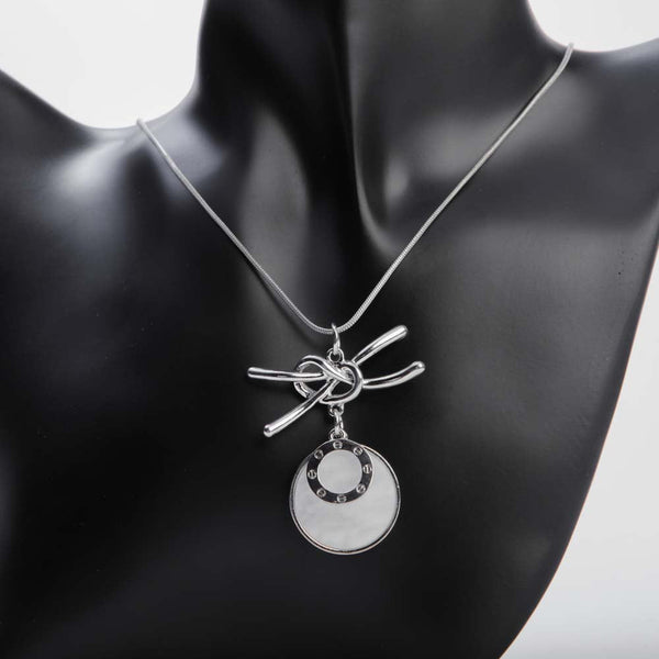 Round Marble Pendant Necklace