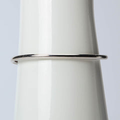 Silver bangle with stone for women's accessories by Bentati Fashion Dubai