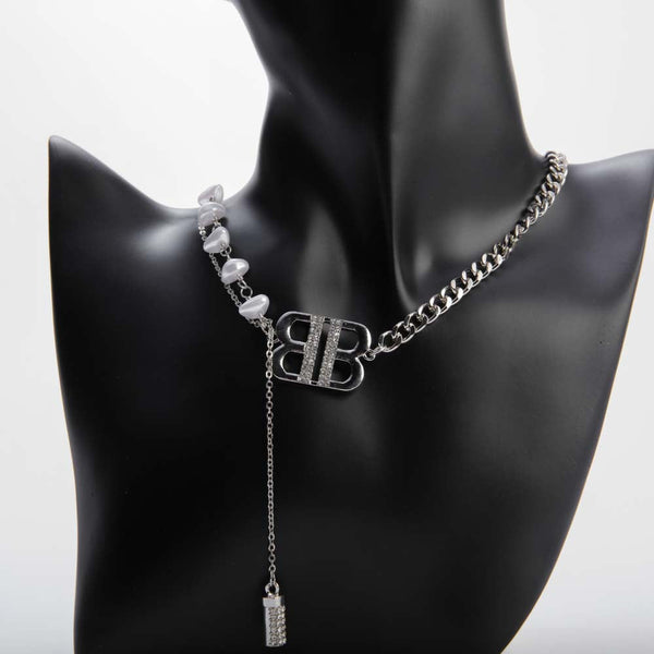 Chain Necklace With Pearl