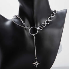 Silver chain necklace for women's accessories by Bentati Fashion Dubai 