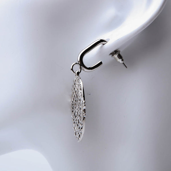 Round Geometric Earrings