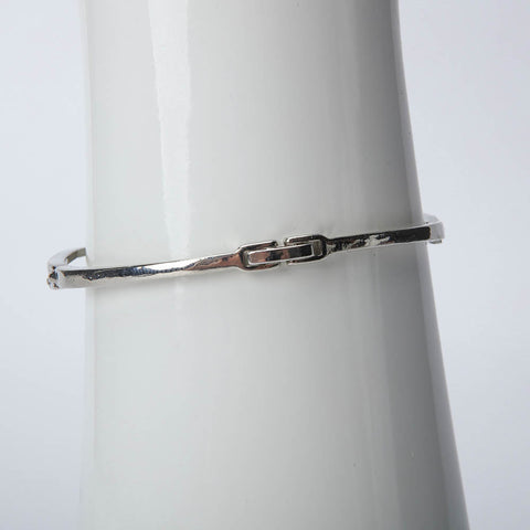 Silver star bangle with crystal stones for women's accessories by Bentati Fashion Dubai