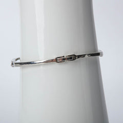Silver star bangle with crystal stones for women's accessories by Bentati Fashion Dubai