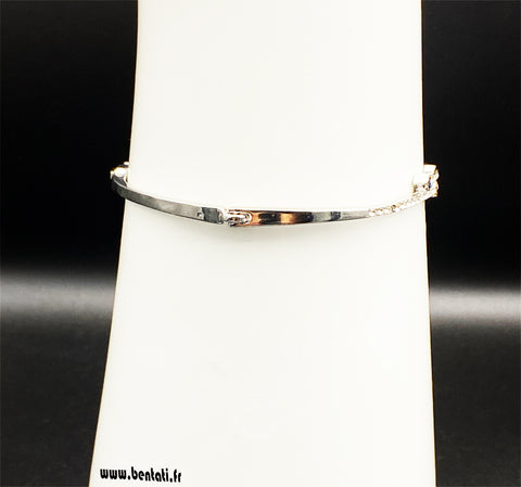 infinity bangle With Crystal
