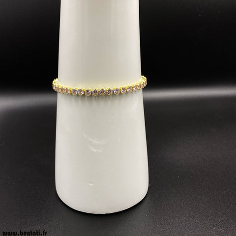 bangle with crystal stones