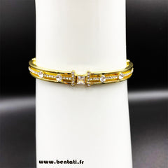 Infinity bangle With Crystal