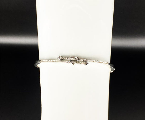 infinity bangle With Crystal