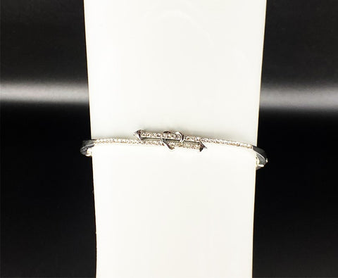 infinity bangle With Crystal