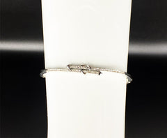infinity bangle With Crystal