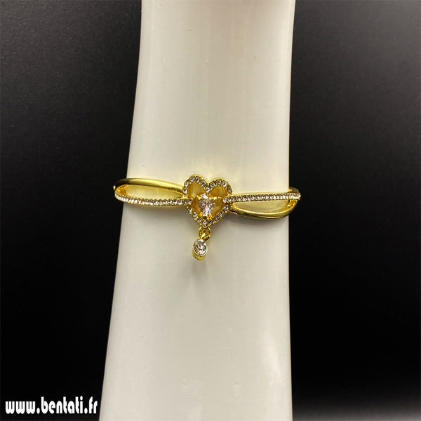 Infinity bangle With Crystal
