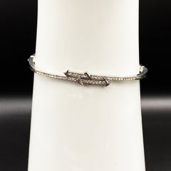 Infinity Bracelet With Crystal