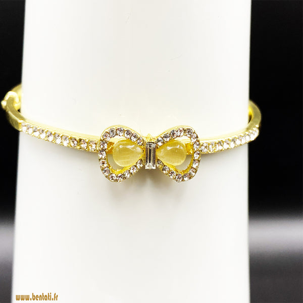 Infinity Bracelet With Crystal
